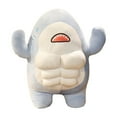 thumbnail image 1 of HILABEE Jouet Requin Peluche Confortable Poupée pour Enfants Cadeau Bleu, 1 of 7