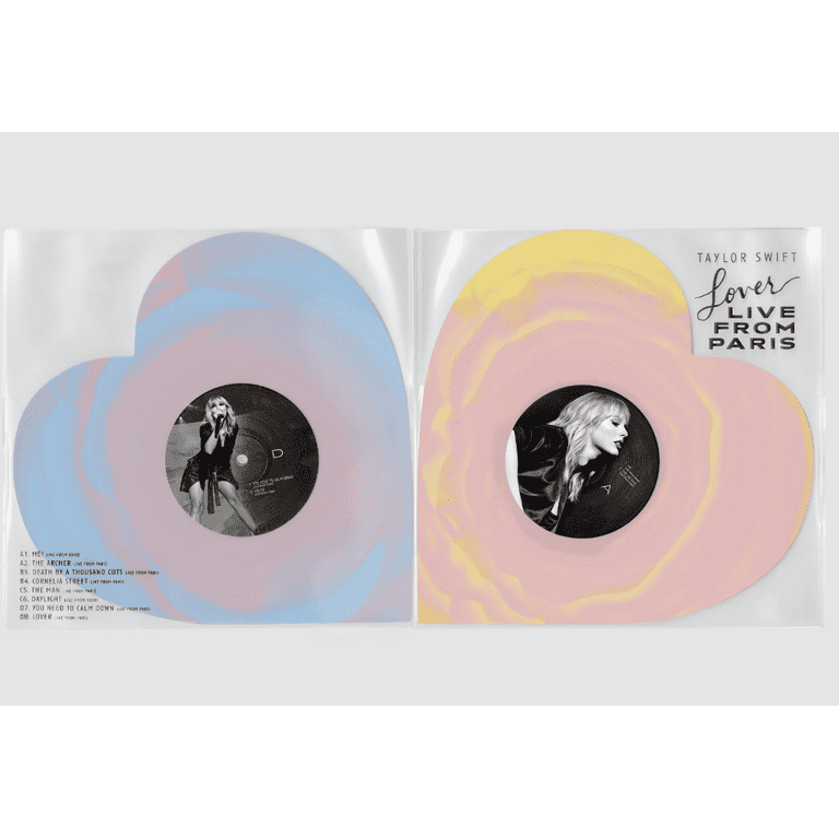 Taylor Swift Lover Live From Paris Pink/Yellow & Blue Swirl Taylor Swift Lover Live From Paris Pink/Yellow & Blue Swirl
