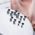 thumbnail image 7 of SMILEST 5 Pairs Stud Earrings Set for Women S925 Sterling Silver Post Princess Hypoallergenic Stud Earrings for Women, 7 of 7