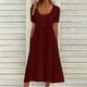 thumbnail image 1 of mfyjkho Vestidos para mujer, Sudadera con capucha y mangas largas con hombros descubiertos y estampado para mujer Vestidos festivos para mujer m, 1 of 6