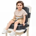 thumbnail image 1 of Asiento elevador HOMEAL para niños pequeños, ajustable, antideslizante, gris oscuro, 1 of 7