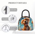 thumbnail image 4 of Daiia Blue Sky Cute Dog Pattern Lunch Bag , Insulated Lunch Box, Small Leakproof Cooler Food Lunch Containers Reusable High Capacity Lunch Tote Bags-One Size, 4 of 6
