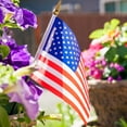 thumbnail image 2 of In the Breeze 3669 — U.S.A. Stick Flag, 4" x 6", 12 Pieces, Patriotic Hand-Held Display and Decoration, 2 of 4