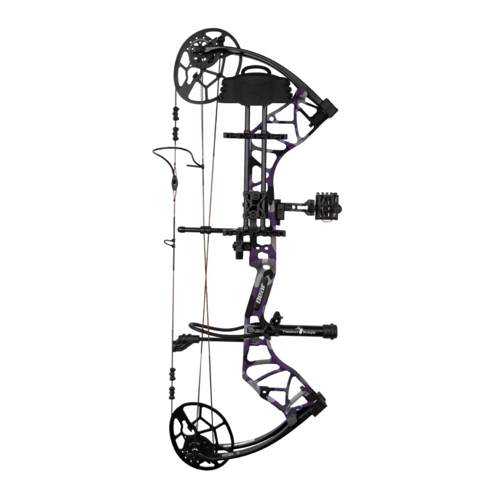 Bear Archery Legit Maxx RTH Right-Hand Compound Bow (10-70 lbs) - Fred Bear Twilight/Black