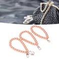thumbnail image 4 of Phone Case Chain, Metal Buckle Head 3 Pcs 12mm Pearl Bracelet Glossy Round Three Styles For Car For Key Chain For Bag ANGGREK IB1216, 4 of 8