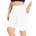 thumbnail image 3 of Women's Athletic Workout High Waist Gym Biker Shorts Plus Size High Waist Elastic Quick-Dry Lightweight Yoga Cotton Shorts, 3 of 6