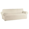 thumbnail image 1 of CHOK 2024 Housse de Canapé en Tissu Extensible Bouclé 1 Pce Beige, 1 of 7