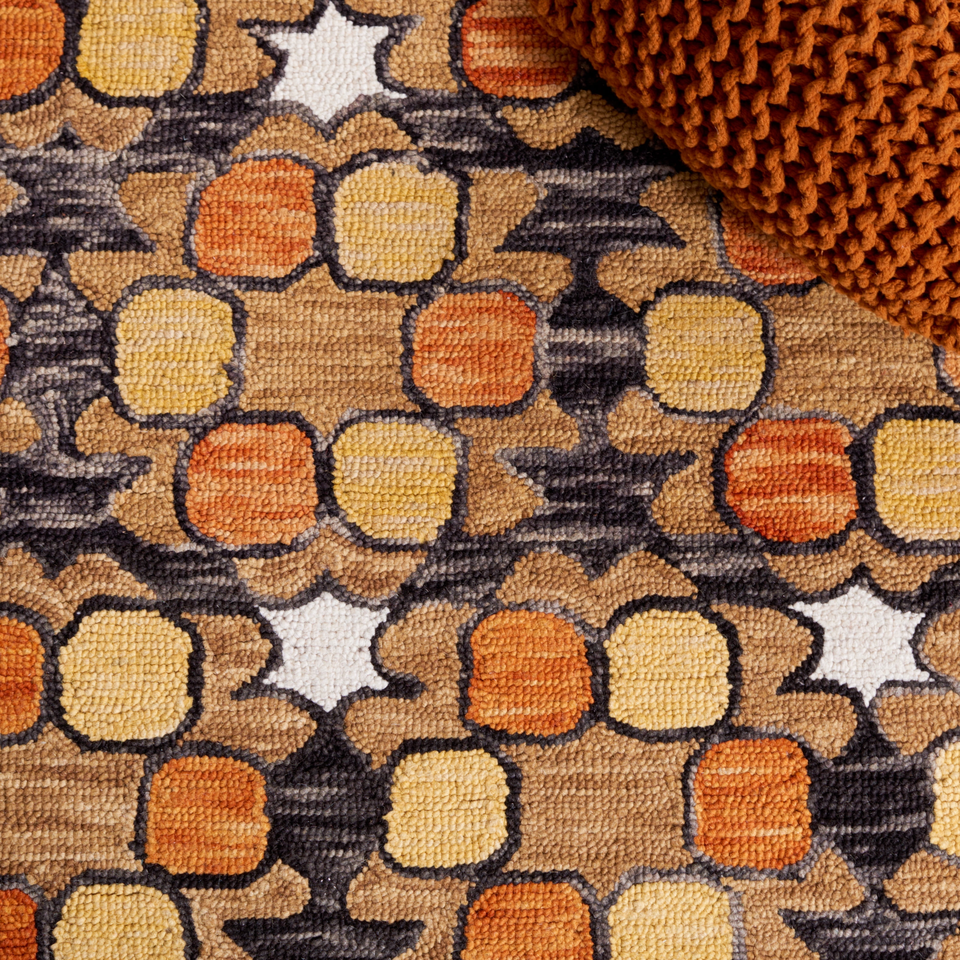 SAFAVIEH Aspen Vincent Geometric Runner Rug, Light Yellow/Orange, 2'3" x 9'