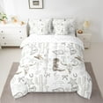 thumbnail image 2 of Manfei Bull Skull 7-Piece Full Bedding Set,Rustic Farmhouse,Starfish,Microfiber, 2 of 8