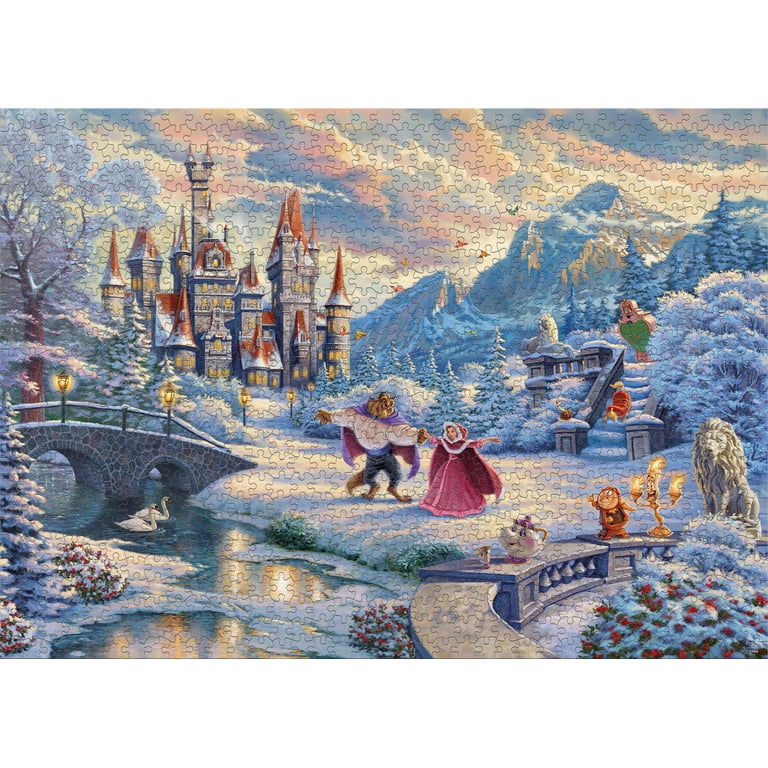 Ceaco Beauty and the Beast Winter Enchantment 1000 Piece Jigsaw