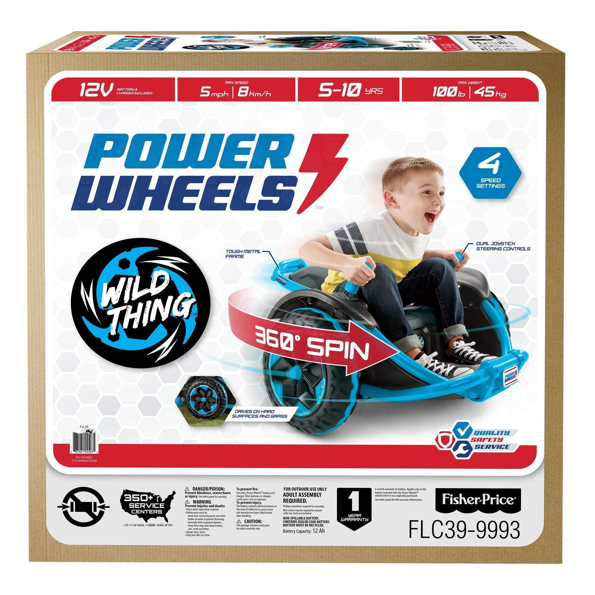 Power Wheels Wild Thing 360 Spinning 