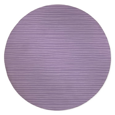 Linear Lavender Indoor Floor Mat by Kavka Designs