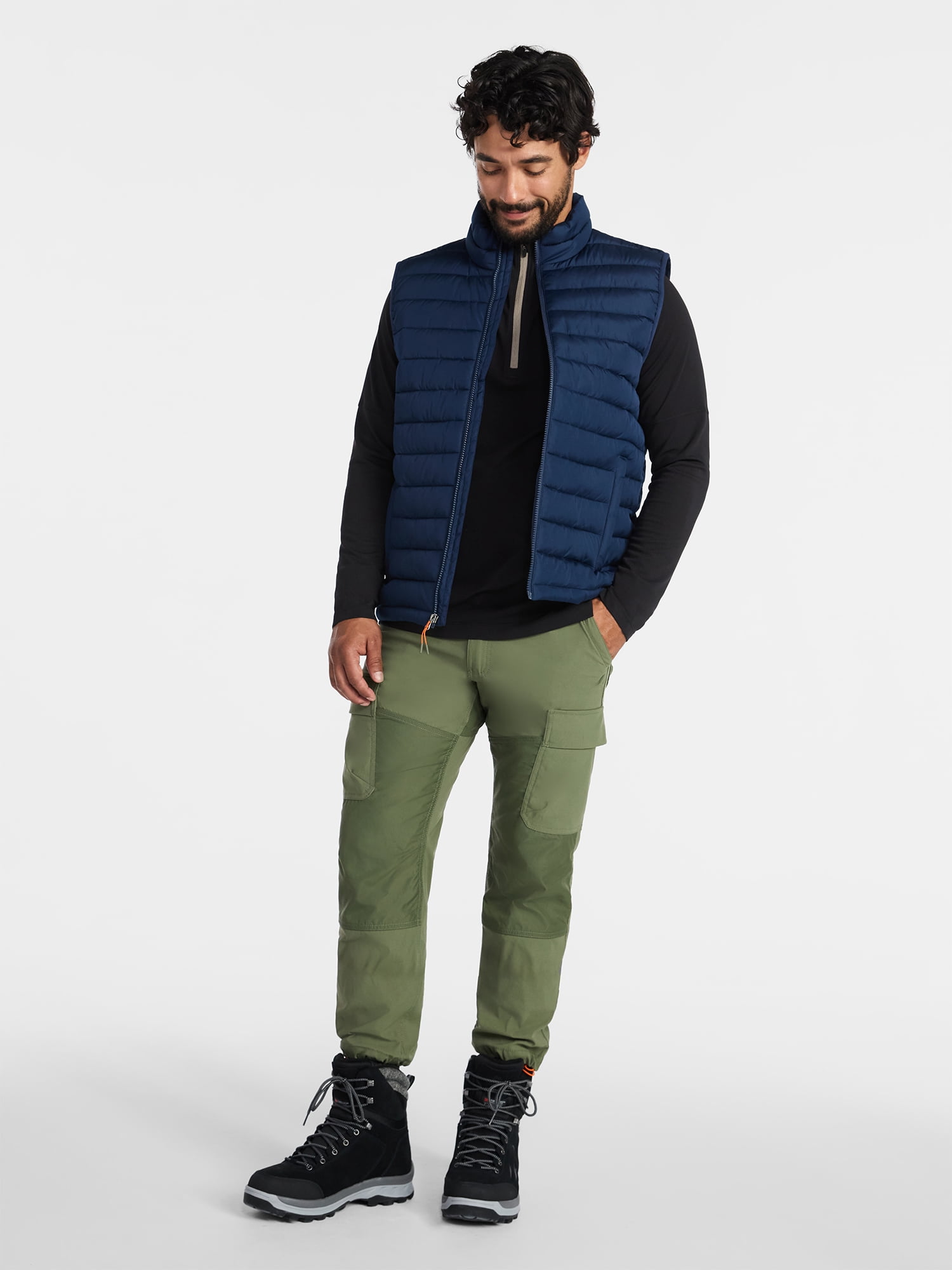 Ozark Trail Men's and Big Men's Puffer Vest, Sizes S-3XL