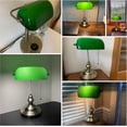 thumbnail image 5 of Replacement Glass Banker's Lamp (6 x 22.5 x 13.5 cm deep) Replacement Glass Shade Replacement Banker's Lamp Shade Lamps Bright Green, 5 of 5