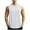 🔥 White, variant on Sentmoon Compression Tank Top Men and Sleeveless Hooded Neck Summer T Shirts for Man Solid Color Fitness Loose Plus Size Clothes for Men Holiday for Casual Streetwear Gray XXL