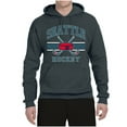 thumbnail image 2 of Wild Bobby City of Seattle Hockey Fantasy Fan Sports Unisex Hoodie Sweatshirt, Charcoal, XX-Large, 2 of 5