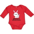 thumbnail image 3 of Inktastic Glammas Snuggle Bunny Easter Boys Long Sleeve Baby Bodysuit, 3 of 5