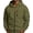 #A01-Army Green, variant on Full Zip Hoodies for Men Tactical Full Zip Pullover Sweatshirt Hooded Jacket Athletic Casual Drawstring Hoodie with Zip Pocket for Fall Winter Relax Casual Pullover Top Sweatshirt