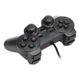 thumbnail image 2 of Consola de juegos portátil con cable USB, controlador de juegos, gamepad negro para computadora PC, 2 of 8