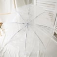 thumbnail image 2 of Slccxzc Lace Heart Transparent Folding Umbrella, Romantic Windproof Travel Umbrella for Rain Sun, 2 of 7