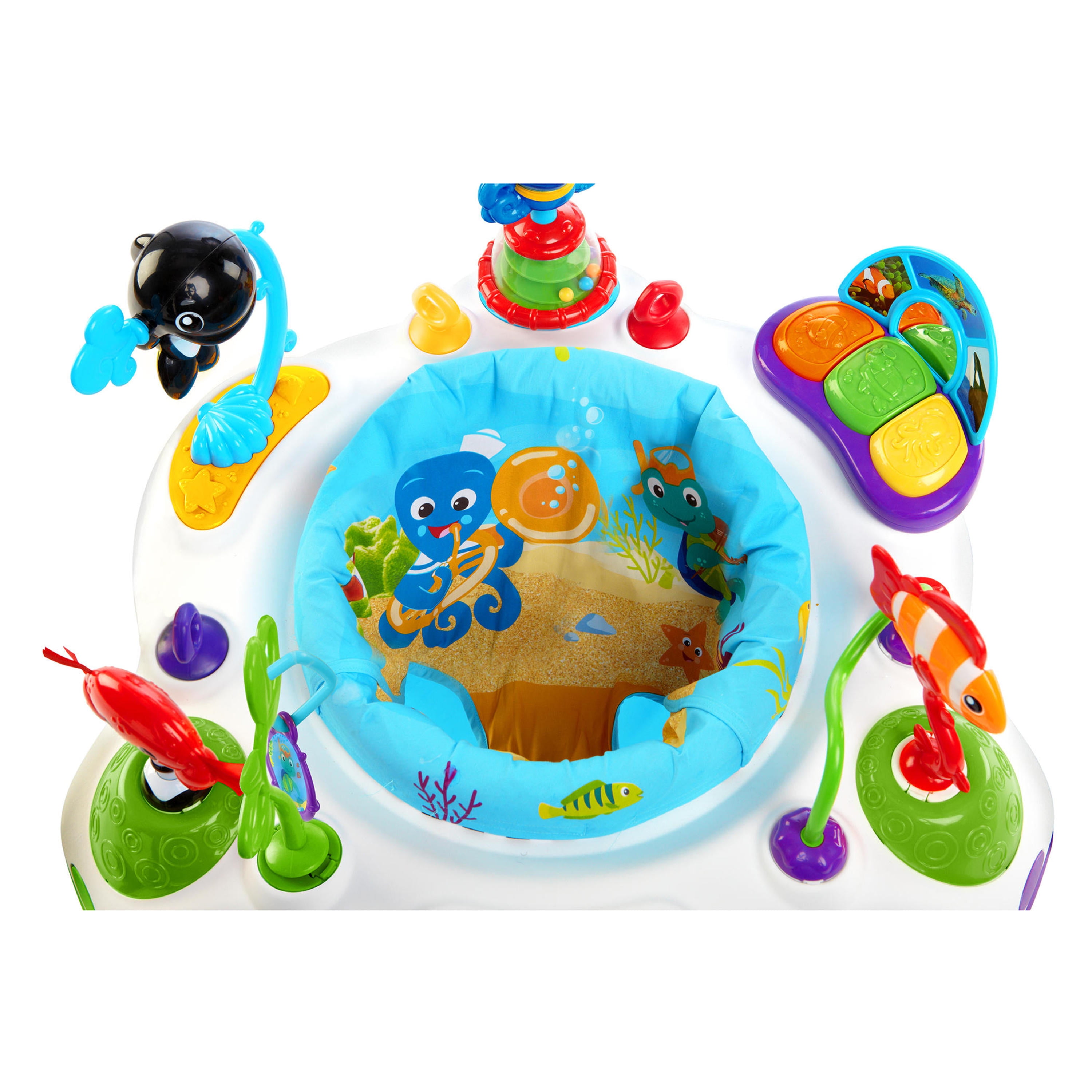 Baby Einstein Rhythm Of The Reef Activity Saucer Bouncer Play Center Walmart Com Walmart Com