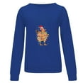 thumbnail image 4 of EGNMCR Chandail en Molleton de Noël pour Femmes, Col Rond, Manches Longues, Imprimé, Blouse Régulière, Chandails en Molleton à Capuche pour Femmes, 4 of 6
