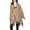 Khaki, variant on SWSMCLT Women's 2025 Capelet Above Knee Coat Fringe Spring Casual Knit Outerwear Comfy Fall Cold Weather Burgundy One Size