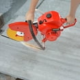 thumbnail image 2 of Red 12" Concrete Cut off Saw Wet Dry Concrete Saw Cutter W/ Diamond Saw Blade, 2 of 15