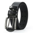 thumbnail image 4 of QUETO Ceinture décontractée à double griffe pour hommes, 4 of 5