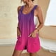 thumbnail image 1 of MKLEKYY Mono Corto de Verano para Mujer, Informal, A La Moda, con Estampado y Bolsillos, 1 of 4