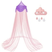 IMIKEYA 1 Set Ceiling Hanging Bed Canopy Kids Mosquito Net Bed Curtains Girls Room Reading Corner Decoration