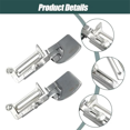 thumbnail image 3 of Adjustable Sewing Rolled Hemmer Foot, 2Pc 15-25MM Adjustable Universal Sewing Rolled Hemmer Foot Set, 3 of 8