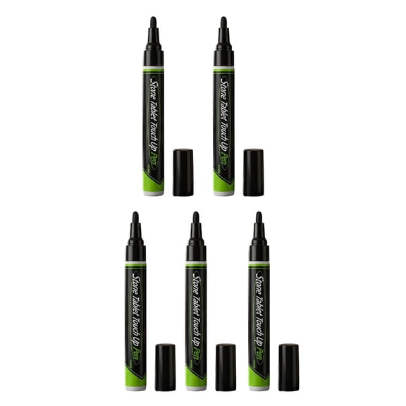 Countertop Repair Marker Set 5 Pack Stone Touch Up Markers for Chip Cover Color Recolor and DIY Daily Use Tasks