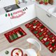 thumbnail image 4 of Tapetes de poliéster con adornos navideños, 2 unidades, tapetes y tapetes de cocina navideños, tapete antideslizante, decoración navideña para cocina, juegos de tapetes de cocina, decoración navideña, 4 of 6