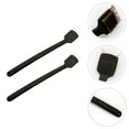 thumbnail image 6 of WORGEOUS 4 Pcs  Metal Bird Droppings Cleaning Brush Long Handle Brush with Scraper (Black), 6 of 8