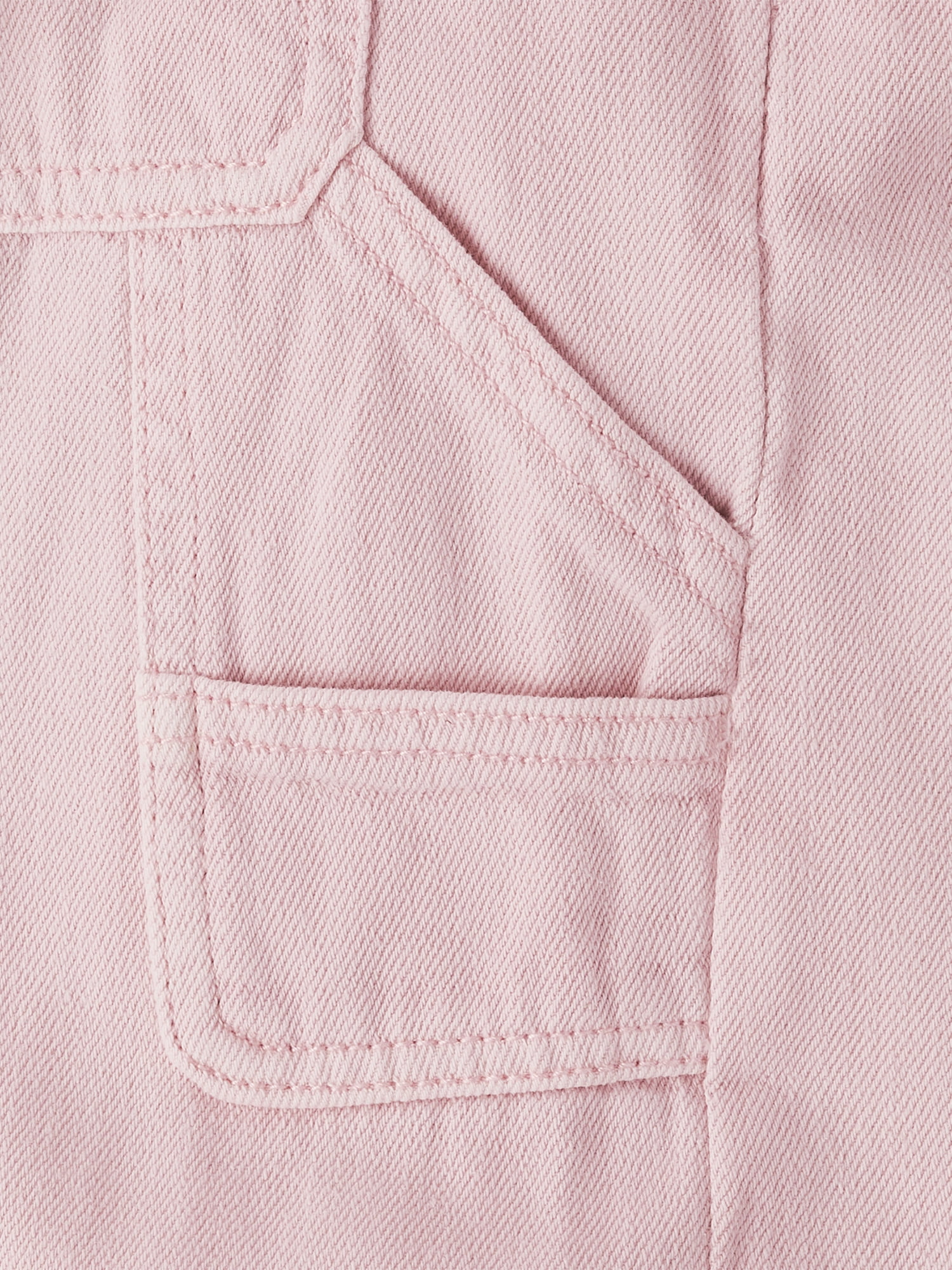 The Children's Place Girls Elastic Waist Garment Dyed Baggy Fit Utility Jeans, Sizes 4-16