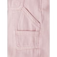 thumbnail image 3 of The Children's Place Girls Elastic Waist Garment Dyed Baggy Fit Utility Jeans, Sizes 4-16, 3 of 4