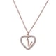 thumbnail image 3 of Collar de Mujer Corazón con Inciales LuckyLy, Modelo Adina rosa UNITALLA, 3 of 7