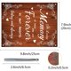 thumbnail image 2 of Letreros conmemorativos de madera, letrero de mesa, placa colgante, tablero de mesa, decoración rústica de pared para ceremonia de boda, recuerdo de 7,9 x 9,8 pulgadas, en memoria amorosa de aquellos, 2 of 8