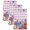 Red, Blue, Pink, Green, variant on 4th of July Kitchen Towels Set of 4, Red Blue Independence Day Floral Star Vintage Absorbent Dish Towels for Kitchen, Microfiber Hand Towel, Quick Drying Tea Towel for Cleaning Decorative Dishcloths