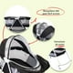 thumbnail image 5 of Cuna Moisés Para Bebé Aeiou P759 Bambineto Plegable Con Base Negro, 5 of 5