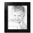 thumbnail image 2 of ArtToFrames 8" x 11" Dura Matte Black Picture Frame, 8.5x11 inch Black Wood Poster Frame (WOM-4030), 5 Pack, 2 of 6