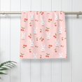 thumbnail image 5 of Pofeuu Rabbit And Cherry Print Hand Towel 27.5" x 16" Soft Absorbent Towel for Bathroom SPA Gym Hotel, 5 of 6
