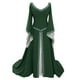 thumbnail image 3 of Disfraces renacentistas medievales para Halloween, vestido de princesa de manga acampanada para mujer, vestido de baile gótico de palacio Retro ajustado para Halloween, 3 of 5