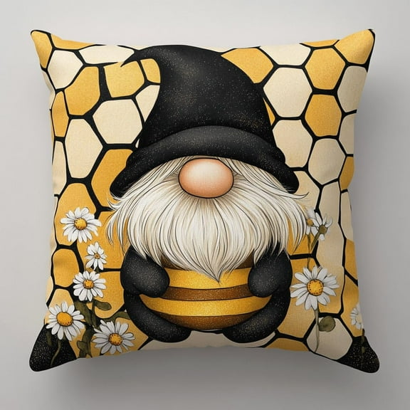 Latch Hook Kits For Adults Beginners, Dwarf 17X17 In Pre-Printed Latch Hook Pillow Kit, Craft Rug Making Kits, Diy Embroidery Cushion For Home Sofa Decor & Gift Idea