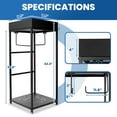 thumbnail image 4 of Quality Standing Police Gear Rack, Rust - Proof, Powder - Coated Iron Frame, for Police Office, Storage Room & Home, 4 of 7