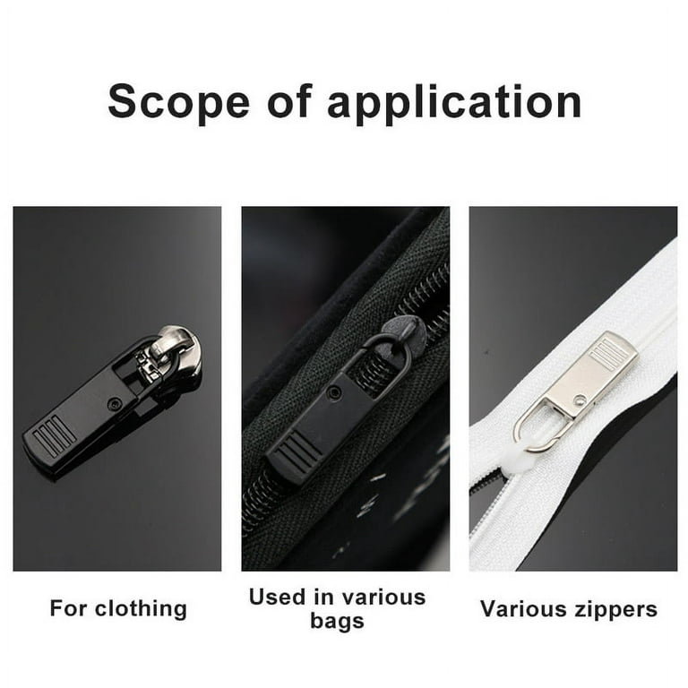 Zipper Pull Tab Repair for Jacket Coat Boot Easy Replace Broken
