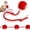 Rouge, variante sur Jouets Interactifs pour Chats Balle Roulante, Jouets Intelligents pour Chiens, Jouet Électrique pour Chat Balle Rechargeable