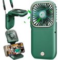 thumbnail image 1 of Ventilador USB Mini ventilador silencioso, ventilador de mano colgante, recargable por USB con 3 velocidades, ventilador plegable y portátil para el hogar, la oficina y los viajes, 1 of 5
