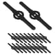 thumbnail image 2 of Paquete de 20 cuchillas para cortacésped, cabezal de cuchilla de 139 mm para cortacésped. negro, 2 of 9